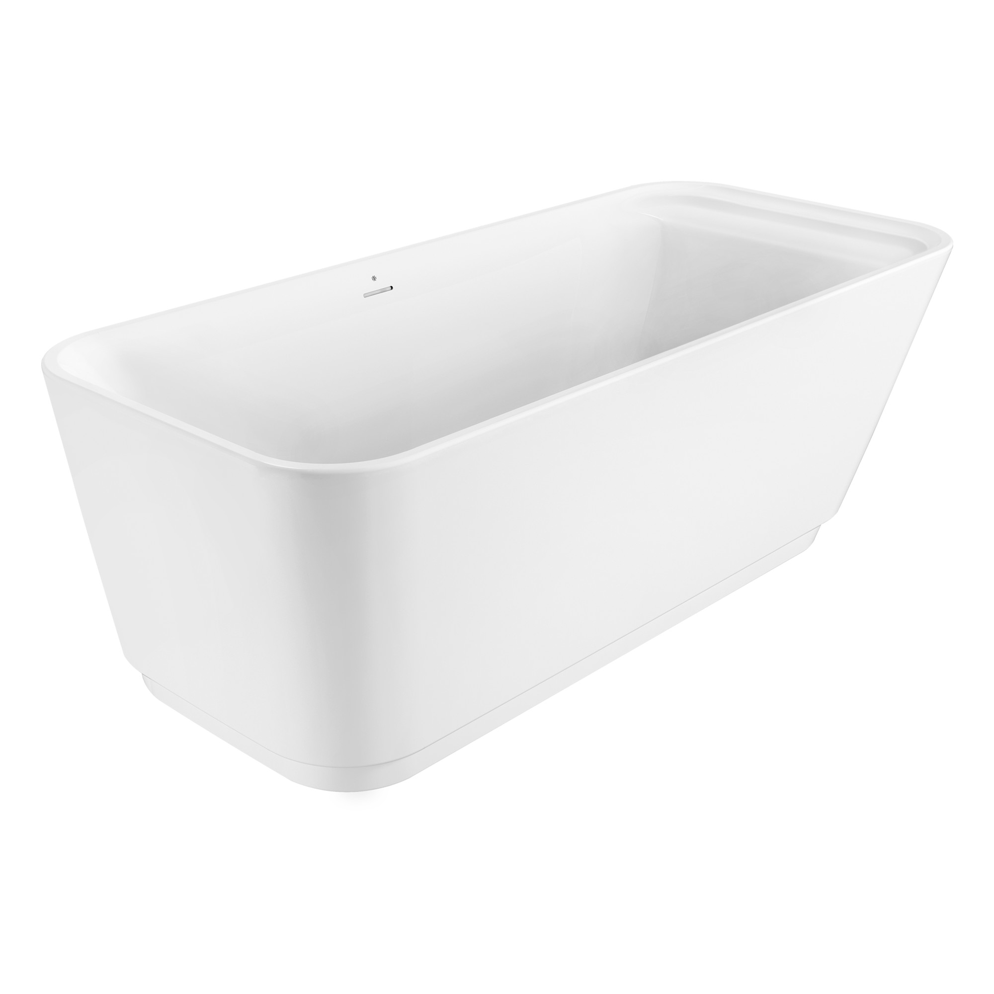 Modulus 72 x 32 in. Freestanding Soaking Tub